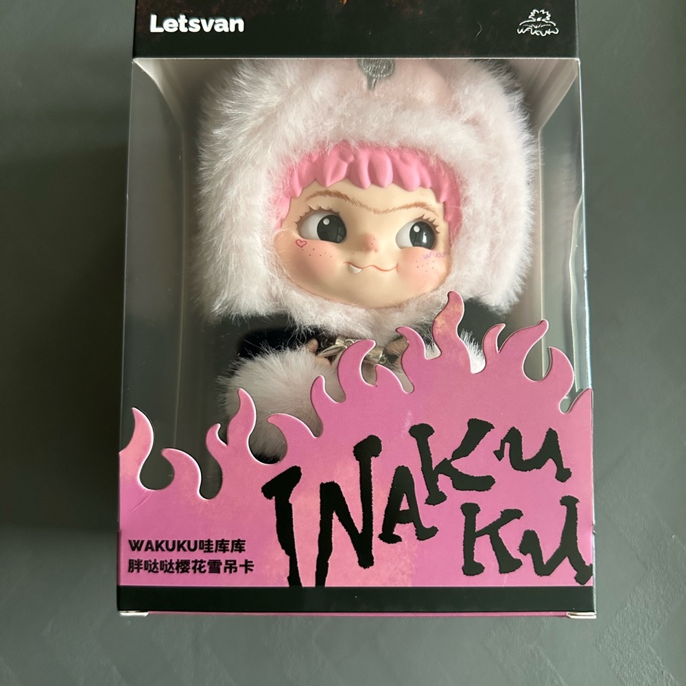 Wakuku Cherry Blossom Snow Pink Pandada Panda